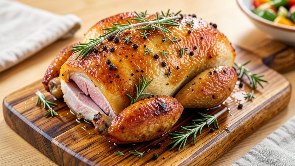 6lb Roast Chicken Recipe: Buttermilk Brined Crisp Skin and Juicy Heart