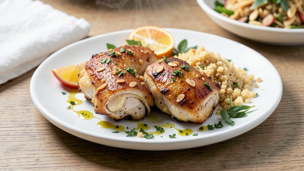 Baked Almond Chicken Recipe: Crispy Crust With Juicy Centers