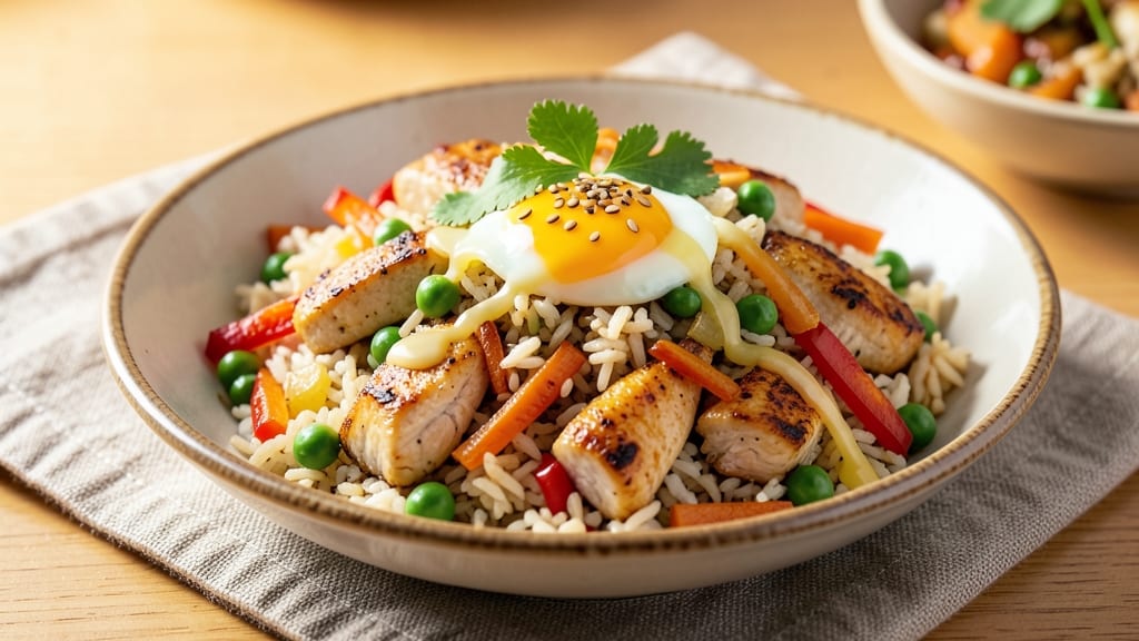 American Chicken Fried Rice Recipe: One-Pan Umami-Packed Meal in 25 Minutes