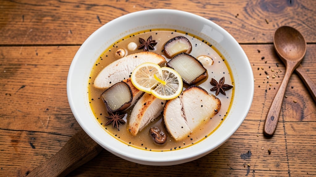 Abalone Chicken Soup Recipe: Luxurious Seafood and Herb Harmony