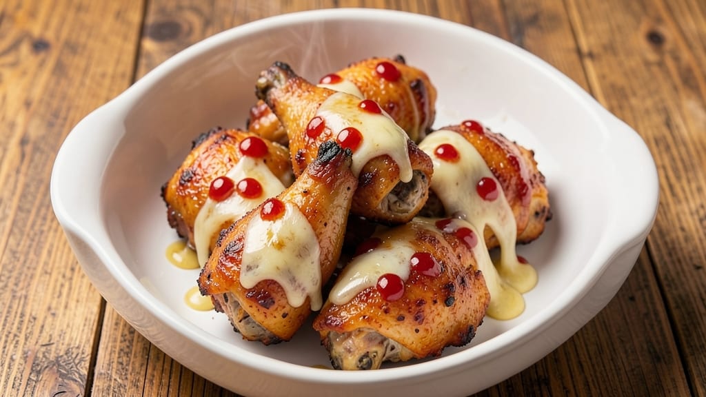 Baked Chicken Wing Dings Recipe: Cheesy Crunch Meets Juicy Centers in One Pan