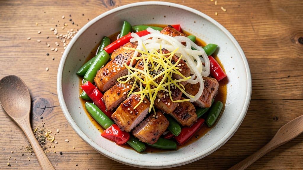Asian Ginger Chicken Stir Fry Recipe: Wok-Heated Spice and Freshness in 20 Minutes