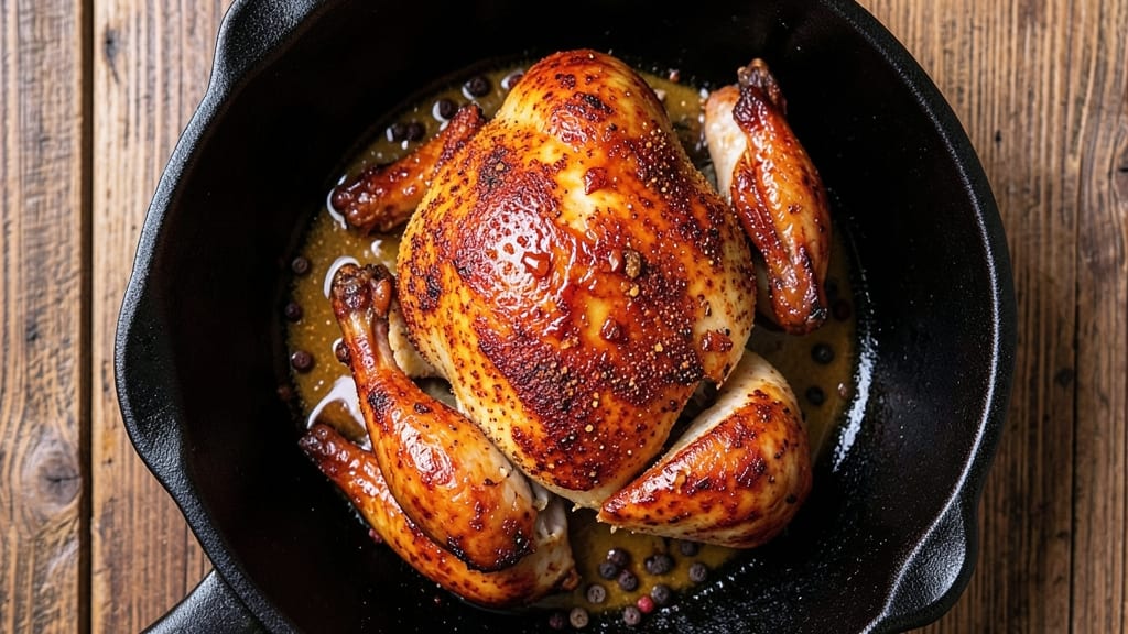 Barbeque Roast Chicken Recipe: Smoky Spice-Rubbed Crisp in One Pan