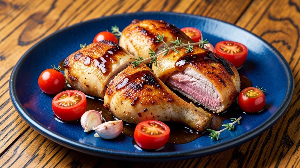Balsamic Chicken Thighs with Burst Tomatoes Recipe: Sweet-Tart Sauce That Clings to Every Bite
