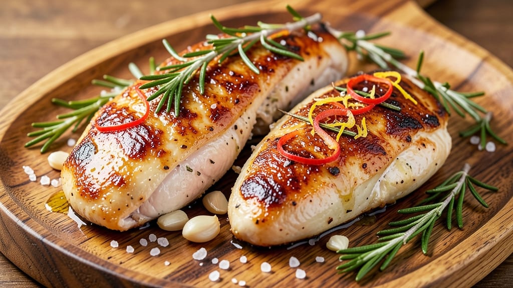 Baked Rosemary Chicken Breast Recipe: Herb-Infused Crisp Skin, Juicy Heart