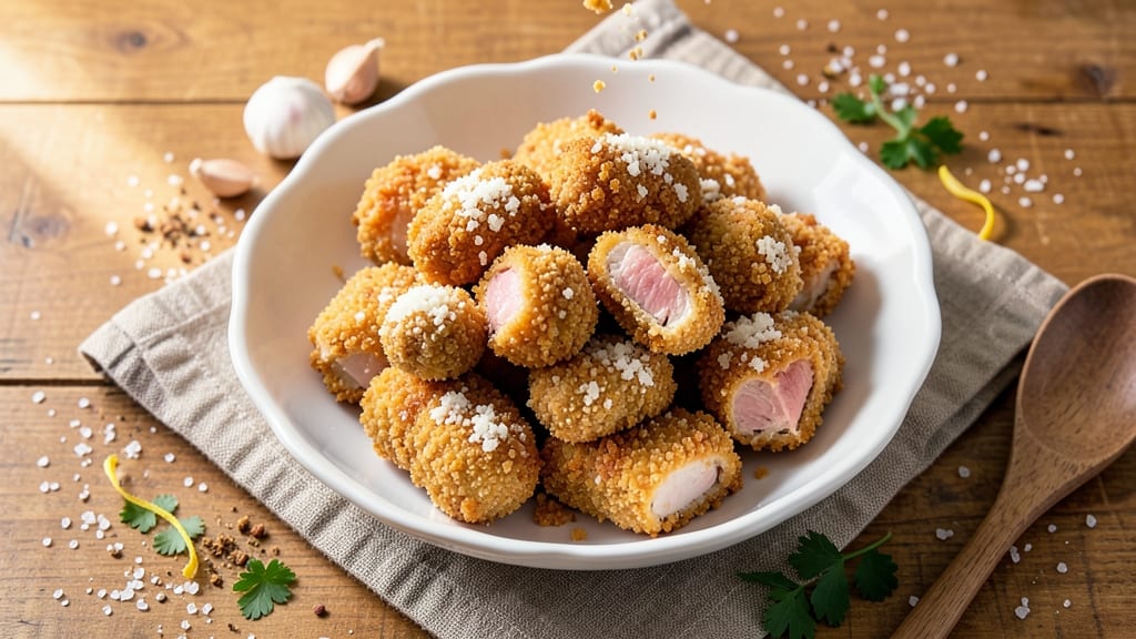 Baked Parmesan Chicken Nuggets Recipe: Crispy Breadcrumbs and Gooey Cheese Magic