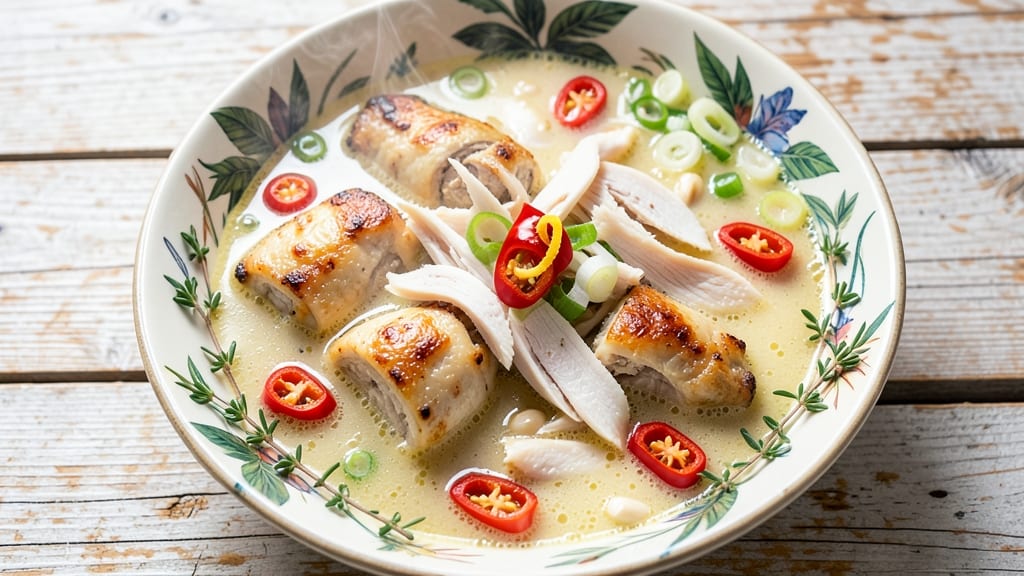 Bajan Chicken Soup Recipe: Bold Coconut and Thyme Simmered in One Pot