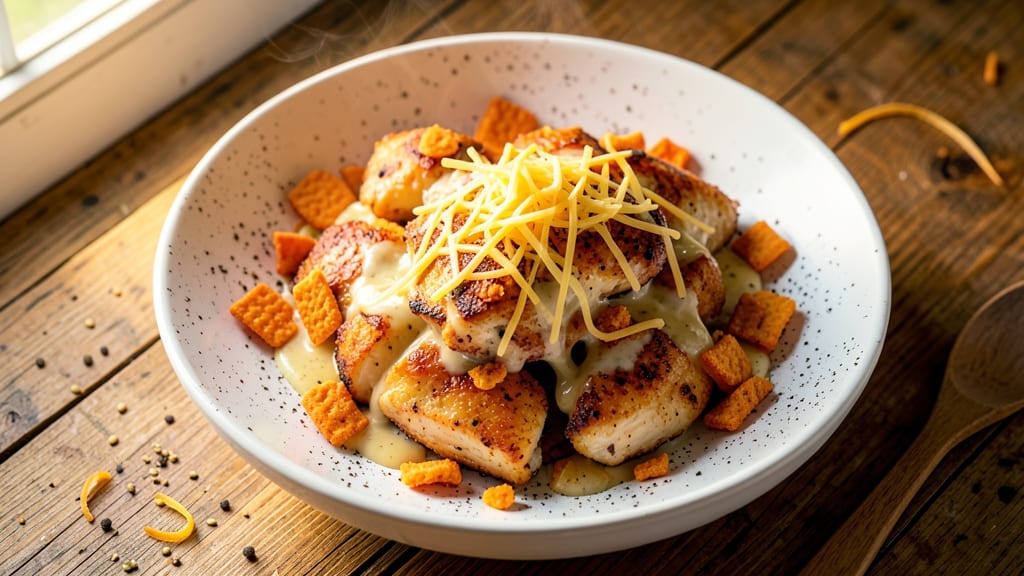 Baked Cheez It Chicken Recipe: Crunchy Cheese-Crusted Bites With Juicy Centers