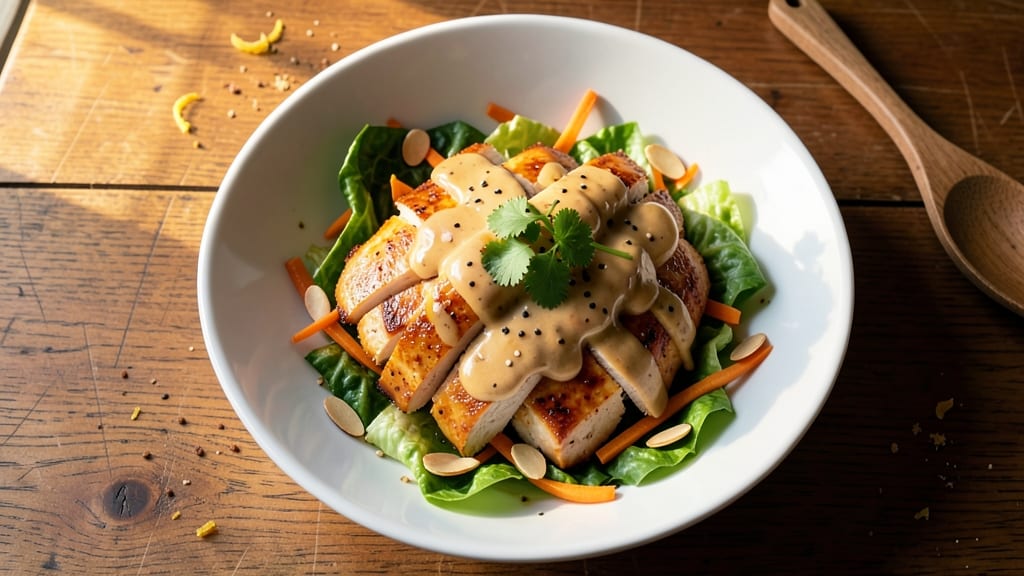 Applebee's Asian Chicken Salad Copycat Recipe: Crunchy Peanut Dressing and Crispy Chicken Bites
