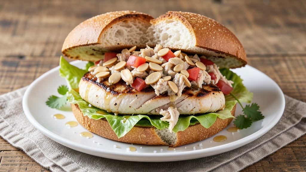 Almond Chicken Salad Sandwich Recipe: Crunchy Celery & Herb-Packed Layers