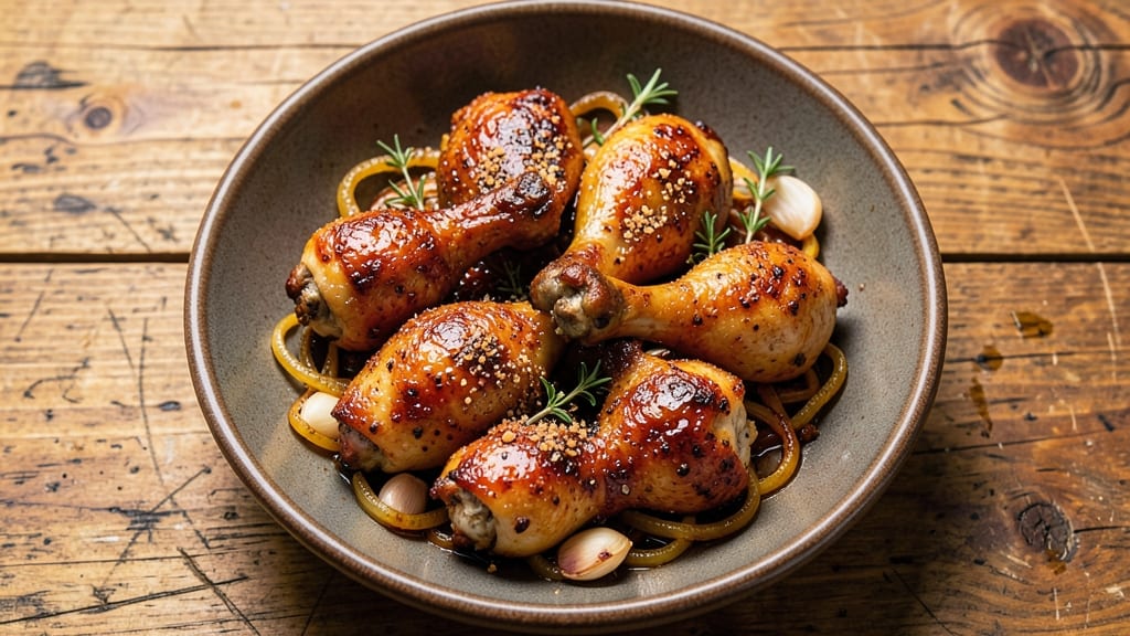 Barbecue Sauce Chicken Thighs Recipe: Sticky-Sweet Glaze Locks in Juices