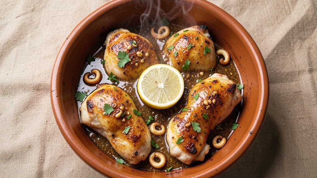 Al Aseel Lemon Garlic Chicken Recipe: Crispy Skin, Juicy Meat with Zesty Middle Eastern Flair