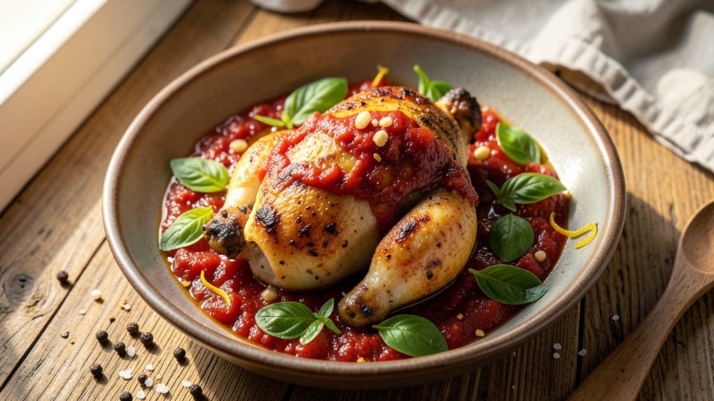 Baked Italian Chicken Dinner Recipe: Crispy Herb-Crusted Bites with Tomato Basil Bliss