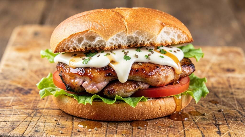 Ayesha Curry's Hot Honey Chicken Sandwich Recipe: Spicy-Sweet Glaze That Caramelizes to Sticky Crust