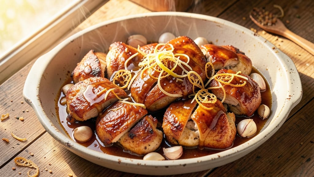 Baked Chicken Pinoy Recipe: Soy-Garlic Marinated Crispiness in One Pan