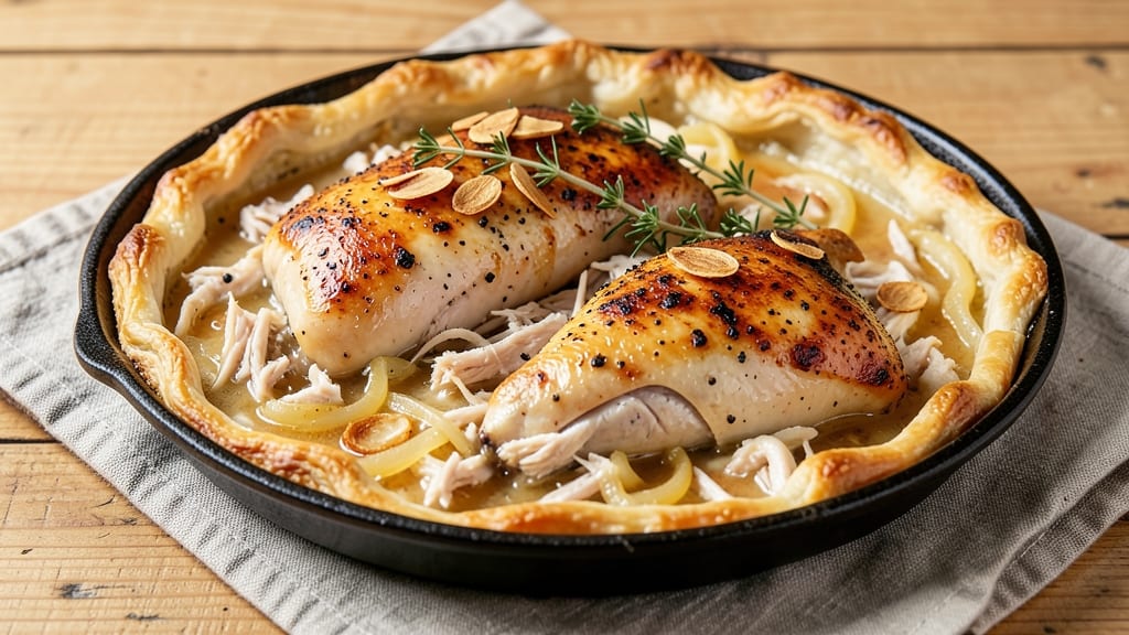 America's Test Kitchen Cast Iron Chicken Pot Pie Recipe: Flaky Lattice Crust Meets Savory Filling