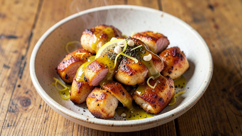 Baked Chicken Chunks Recipe: Crispy-Crusted Bites with Juicy Hearts