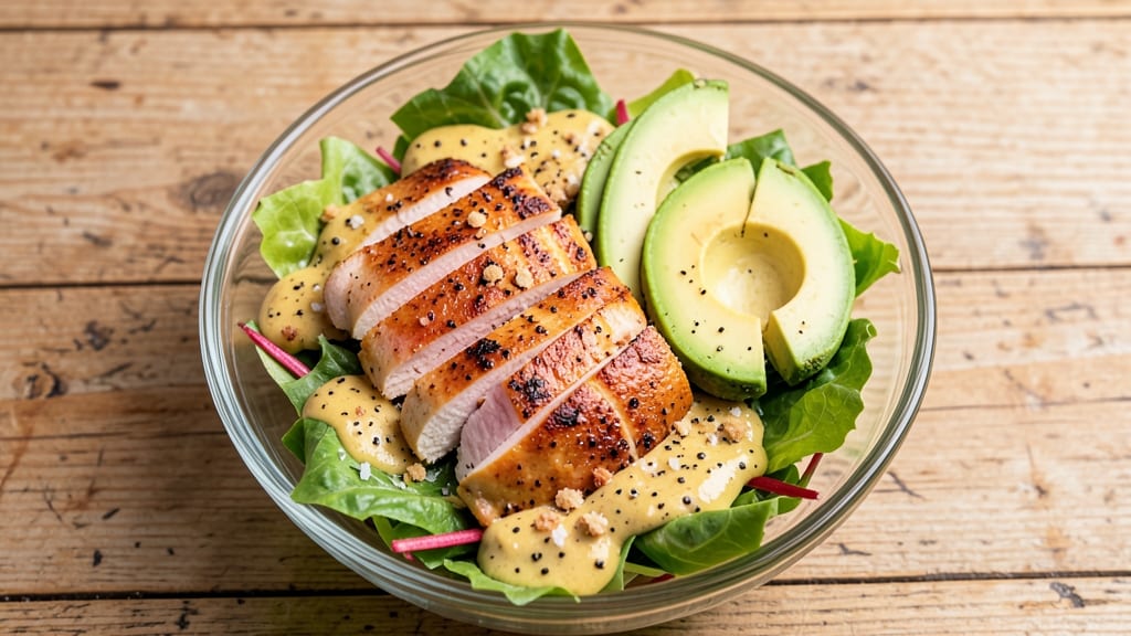 Avocado Chicken Caesar Salad Recipe: Creamy Avocado Twist on a Classic