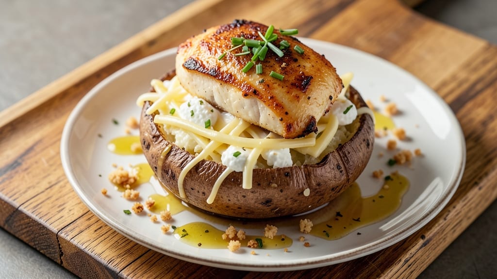 Baked Potato Chicken Cheese Recipe: Crispy Top, Creamy Melts, One-Pan Magic