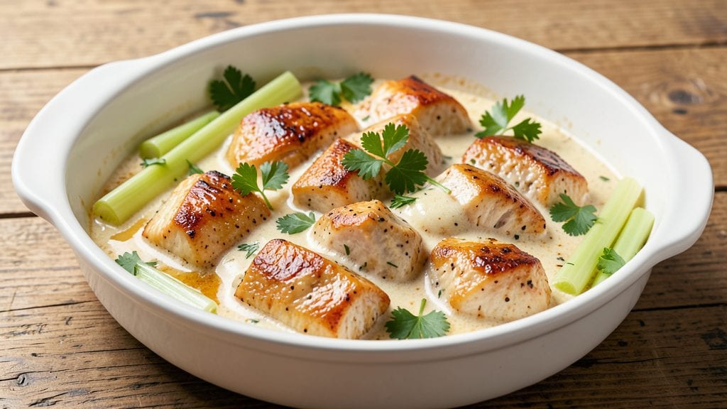 Campbell's Cream of Chicken Chicken Recipe: One-Pan Creamy Comfort with Crunchy Celery Top