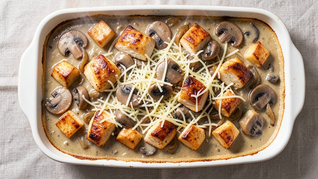 Campbell's Cream of Mushroom Chicken Casserole Recipe: One-Pan Cheesy Crisp Top Magic