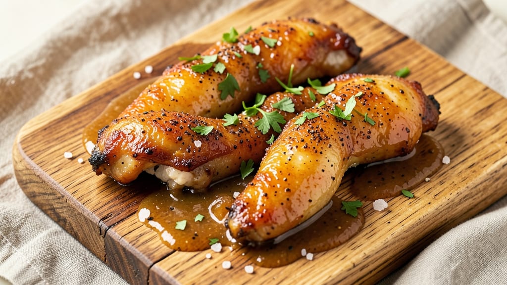 Baked Chicken Wings With Gravy Recipe: Smoky Pan Sauce That Sticks to Every Bite