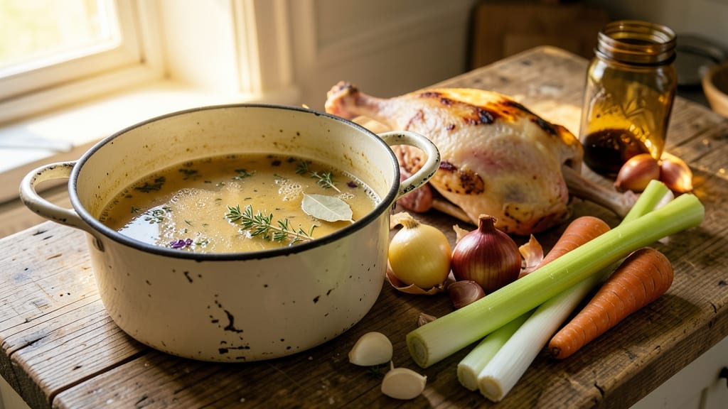 Chicken Broth Canning Recipe: Sterilized Jars for Long-Term Flavor Lock