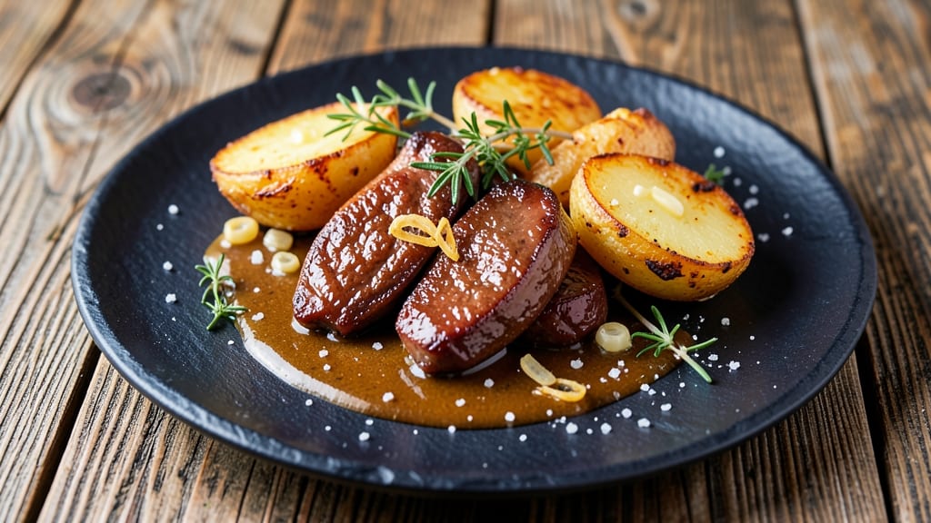Chicken Liver and Potatoes Recipe: Rich Pan Sauce, Crispy Edges