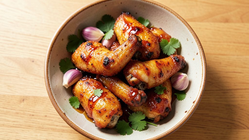 Chicken Wings Recipe: Air-Crisped with Spicy Honey Glaze