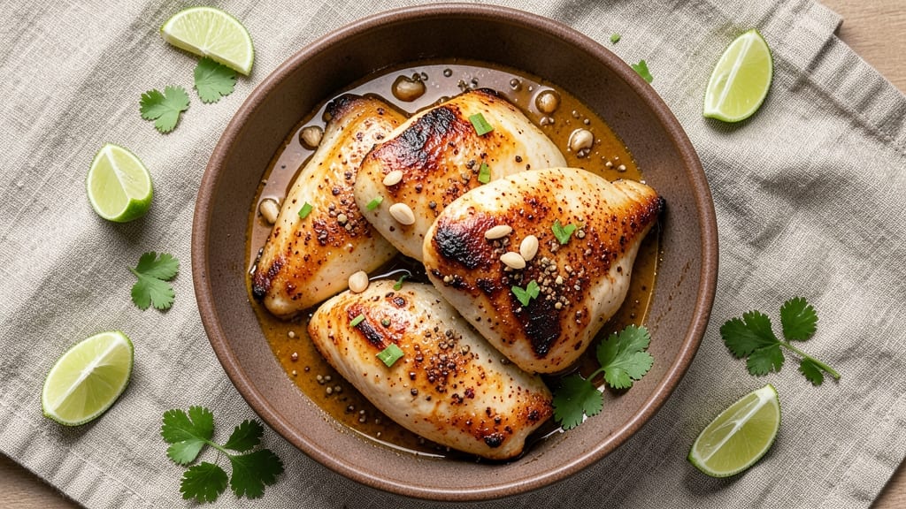 Baked Tequila Lime Chicken Recipe: Spiced Citrus Crust With Juicy Centers