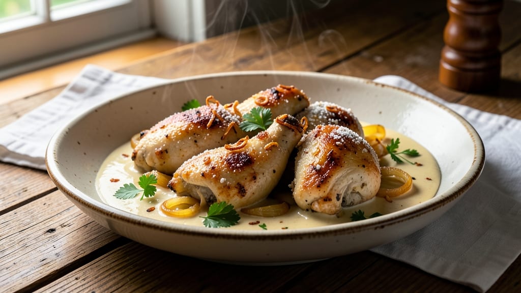 Amish Creamed Chicken Recipe: Homestyle Creaminess With Crispy Topping
