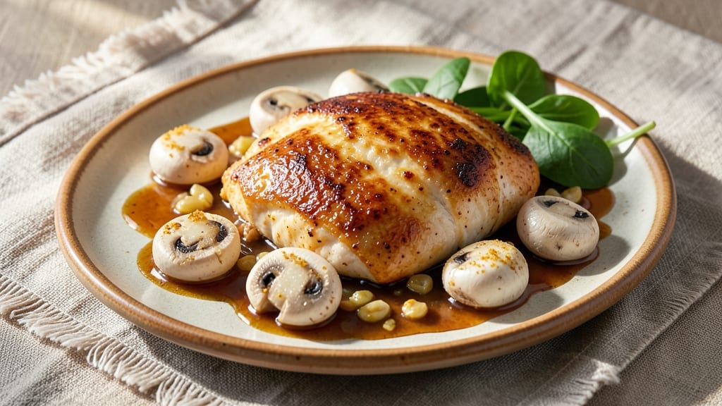 Baked Chicken Marsala Recipe Healthy: Lightened-Up Mushroom-Wine Sauce Magic