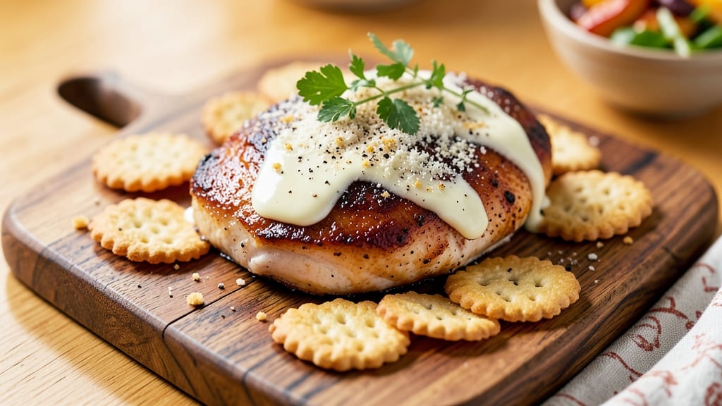 Baked Chicken Breast With Ritz Crackers Recipe: Crunchy Cheese-Stuffed Bites in 25 Minutes