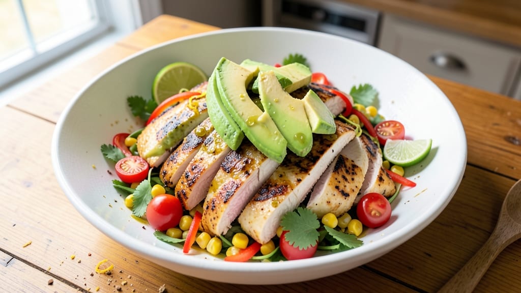 Avocado Corn Chicken Salad Recipe: Bright Tri-Color Crunch in 20 Minutes